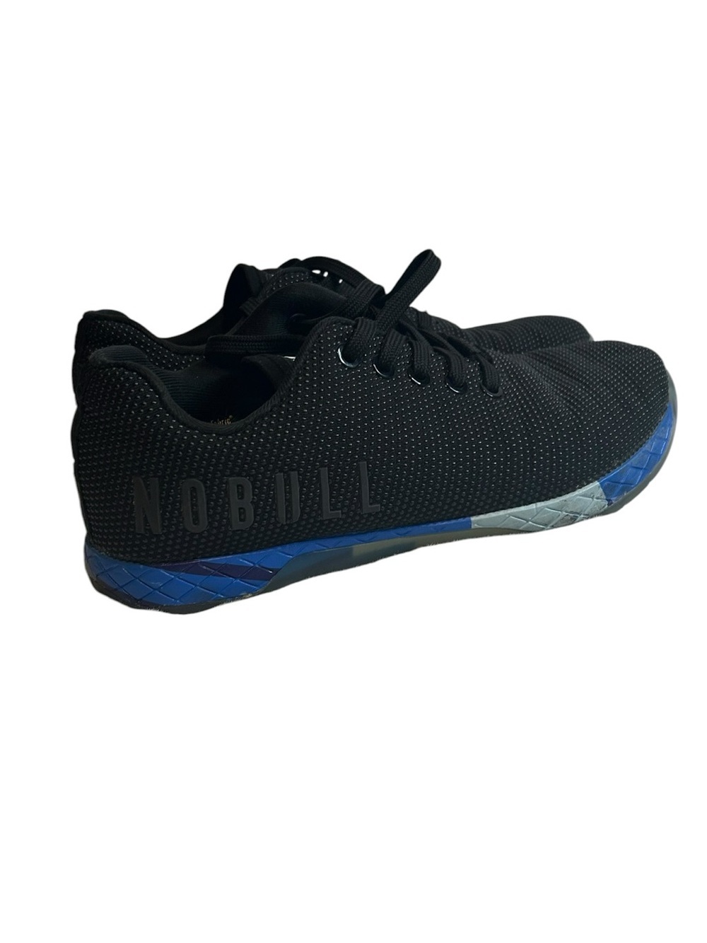 NOBULL Trainer Black Blue Cross Training Shoes Womens 8 Mens 6.5 EU 37